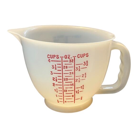 Tupperware Mix N Store Measuring Bowl 4 Cups Pitcher 32 oz 1 Liter 1288 Vintage - Picture 3 of 9